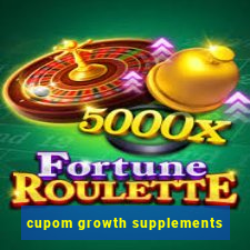 cupom growth supplements